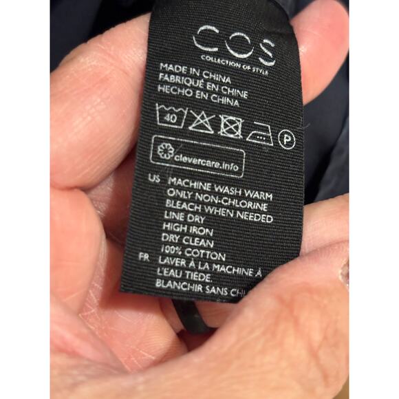 COS Swing Top with Pleated Back Size 10 - Picture 6 of 6